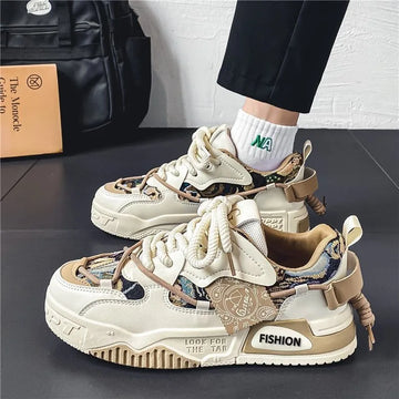 Xajzpa Men's Shoes Fashion Mens Sneakers 2025 Summer New Brand Design Comfortable Soft Soled Men Running Shoes Tenis Masculino